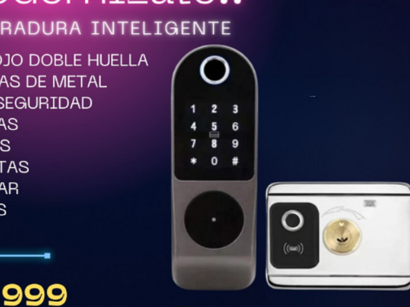 Cerradura huella doble