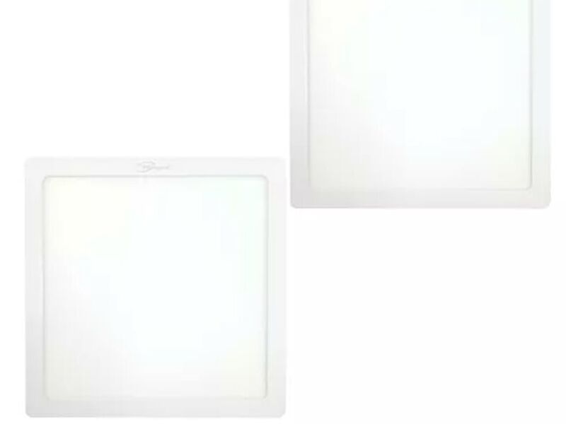 Kit De 2 Piezas Panel Cuadrado Plafon 18w
