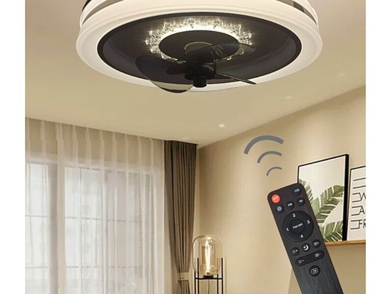 Lampara con ventilador 