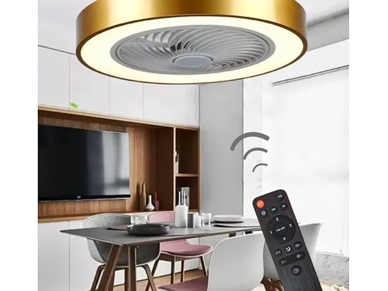 Lampara Gold Ventilador MX