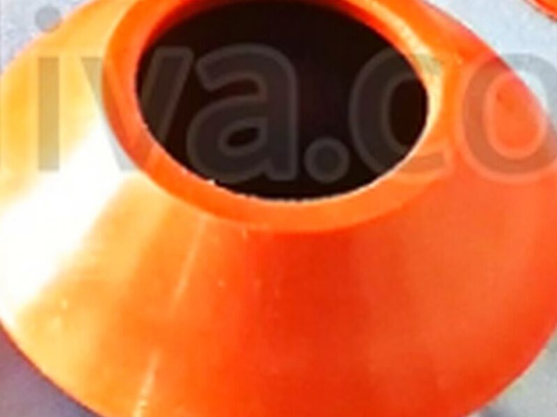 Conector manguera acero naranja México
