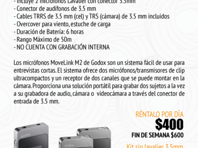 Renta micrófonos méxico