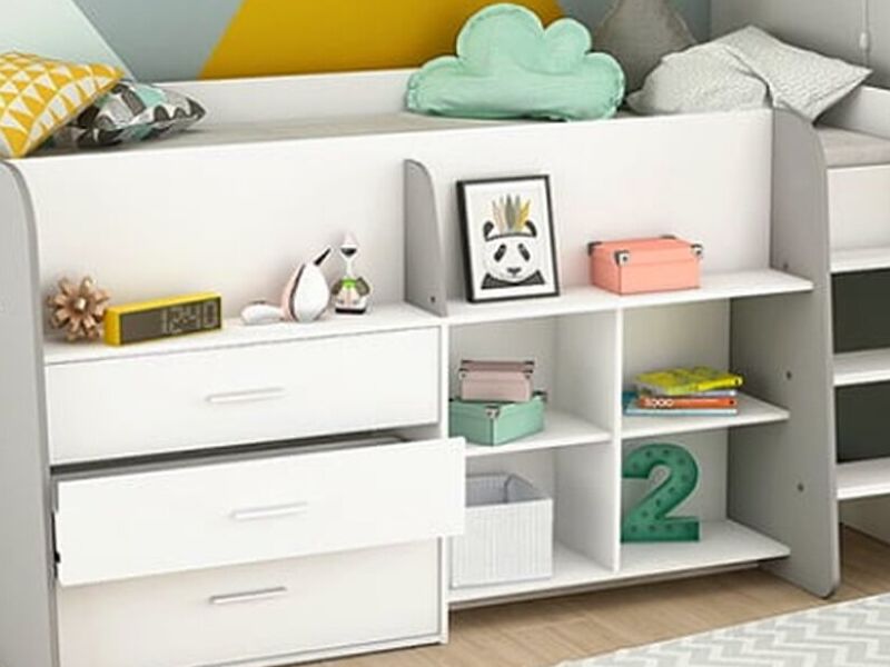 CAMA INFANTIL BLANCO