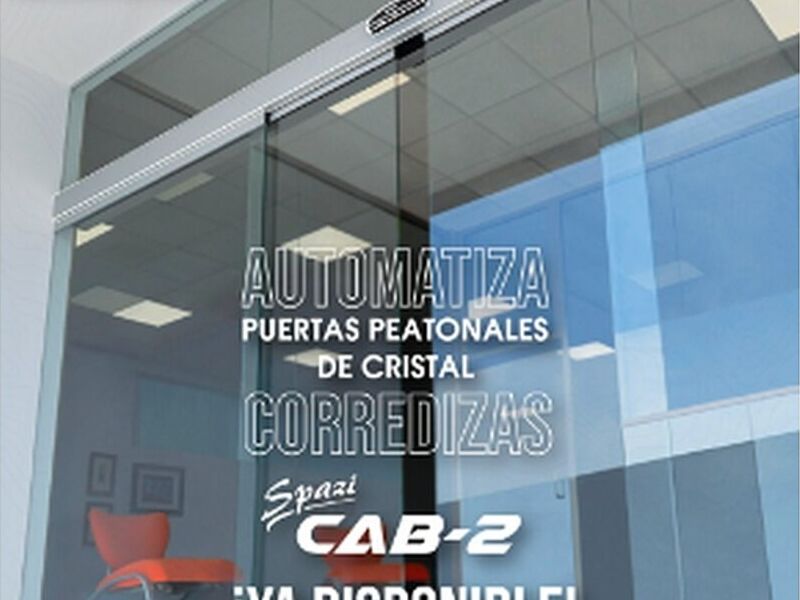Puertas peatonales cristal 