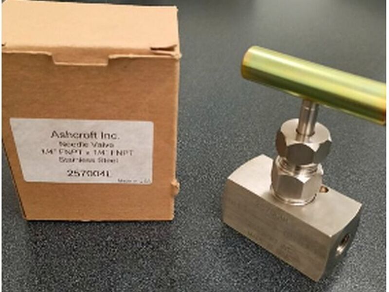 VALVULA  AGUJA 1/4″ X 1/4″ FNTP ACERO INOXIDABLE