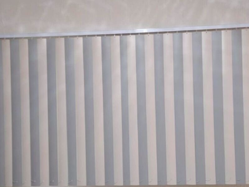 Persiana vertical de pvc bicolor Mexico