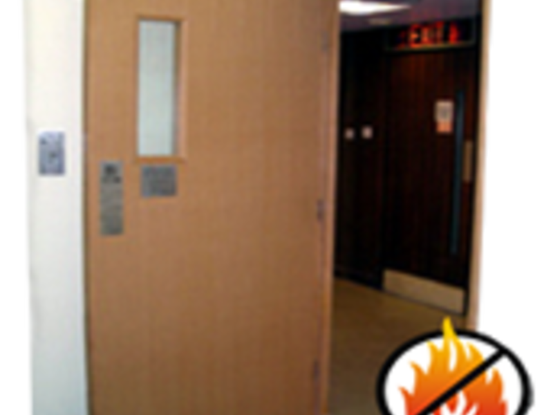 Puerta de madera contra incendios Jalisco