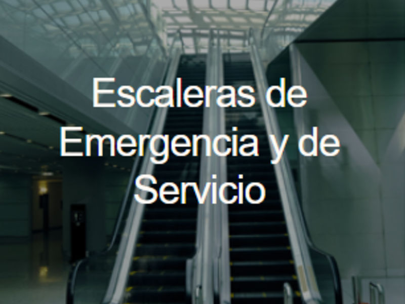 Escaleras de Emergencia y Servicio CDMX