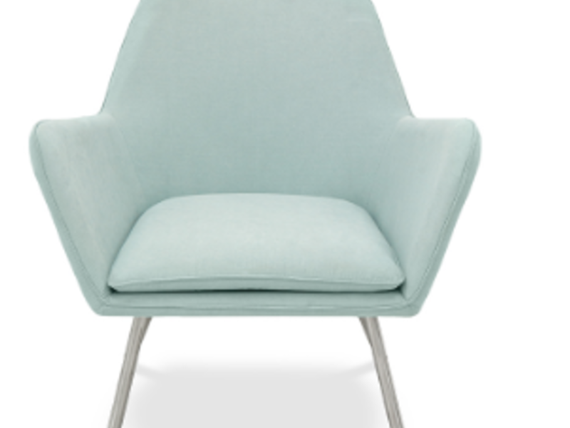 Silla color celeste