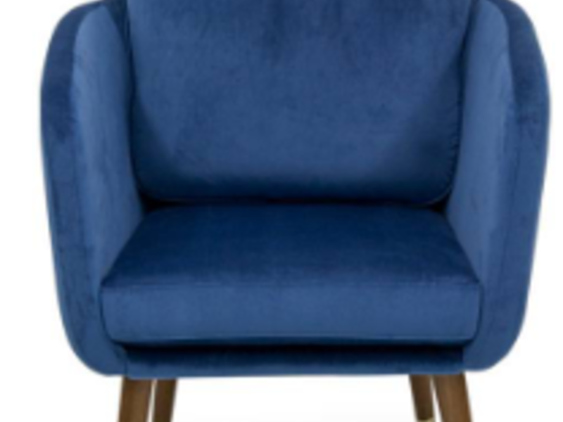 Silla color azul