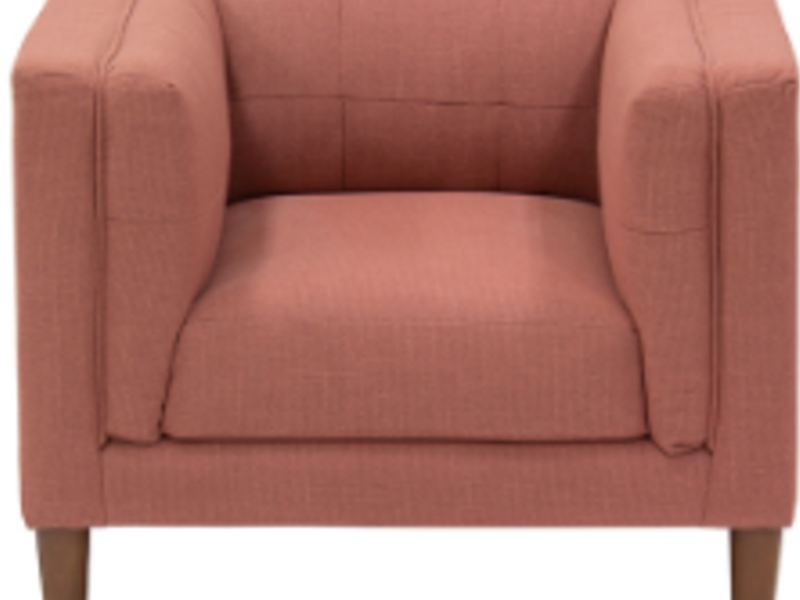 Sillón color rosa
