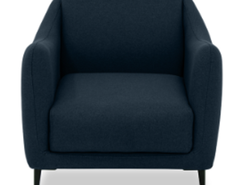 Sillón color turquesa