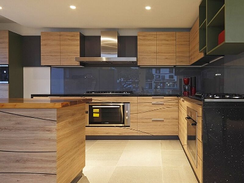 Cocina de Madera rechapado