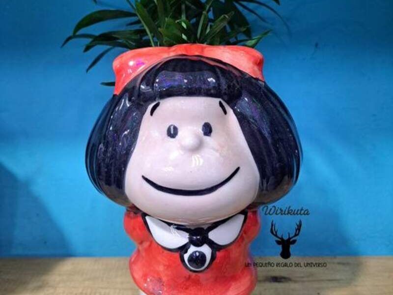 Maceta cerámica "Mafalda México