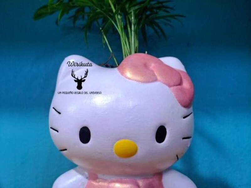 Maceta cerámica "Hello Kitty" México