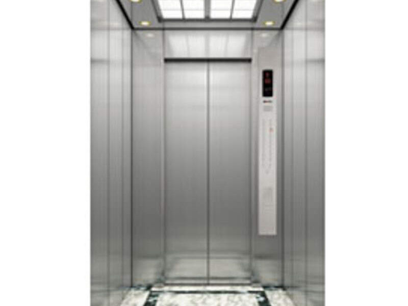 Cabina cerrada de acero para elevador, México