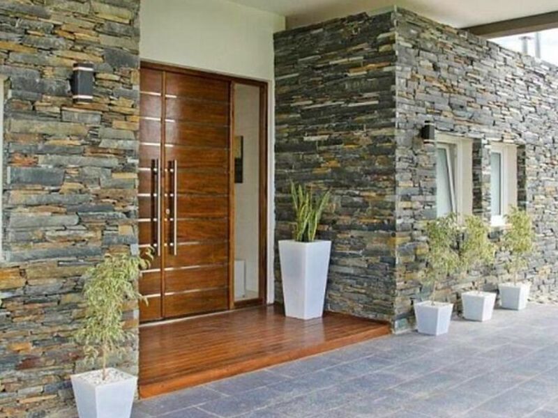 Fachada detalle piedra Mexico