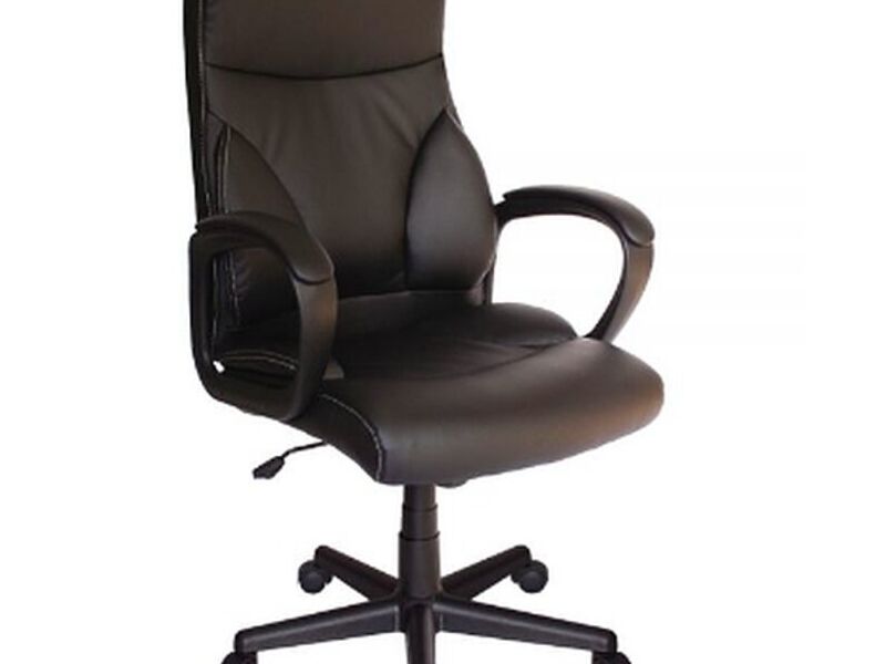 Sillón ejecutivo negro PP Rimini