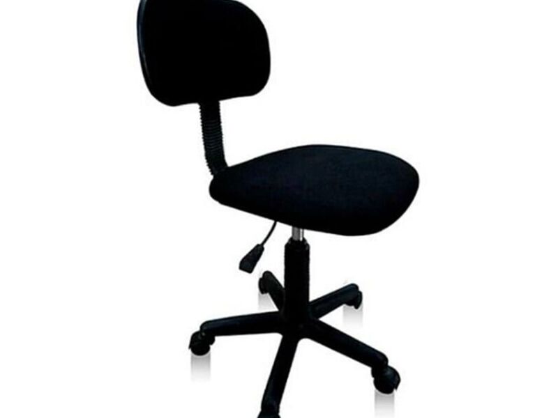 Silla secretarial JM-011 tela color negr