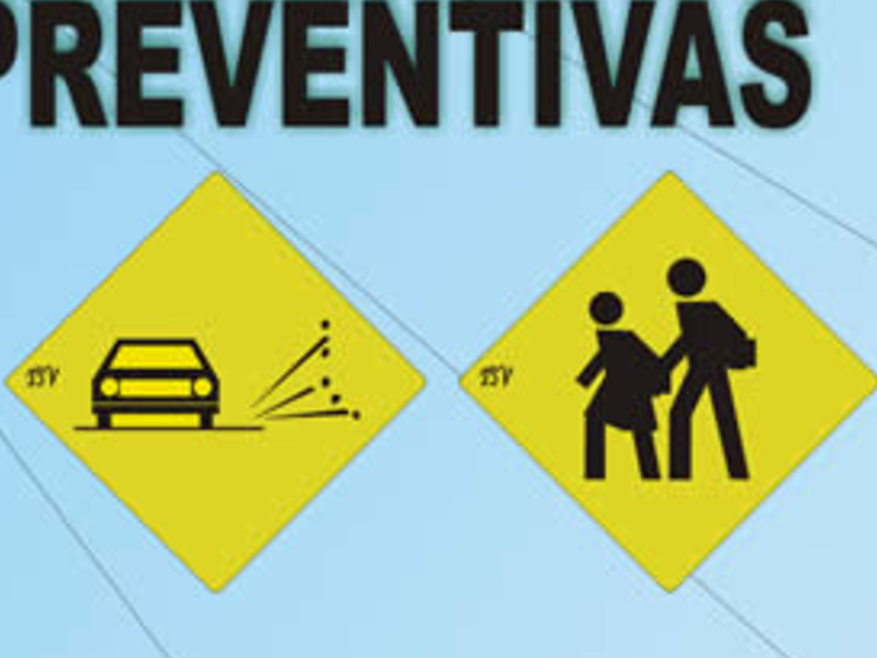 Señalización vial preventiva México