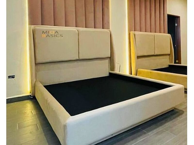 Cama individual beige México