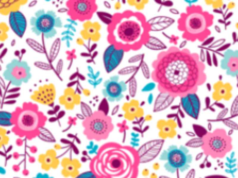 Vinilo decorativo para pared rosas animadas