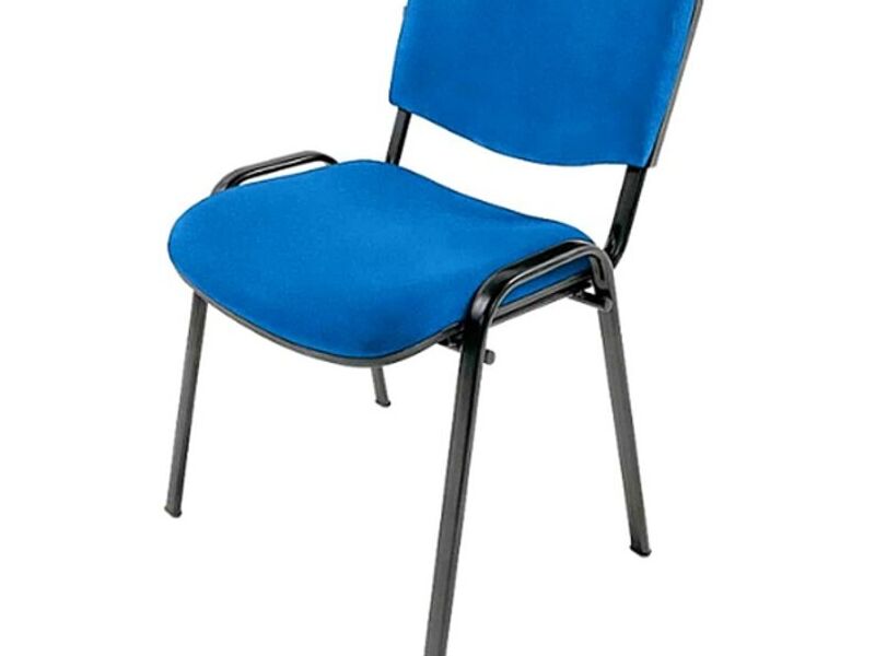 Silla de visita Tela Stella Color Pizarra