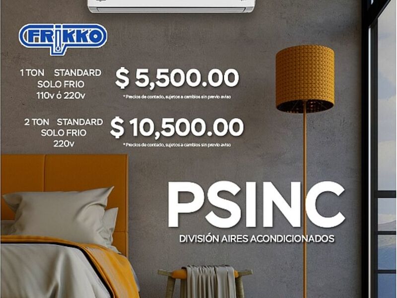 Equipo marca Frikko 1 ton, 110v 