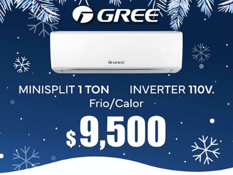 Equipo Gree 1 tonelada inverter frío/calor 