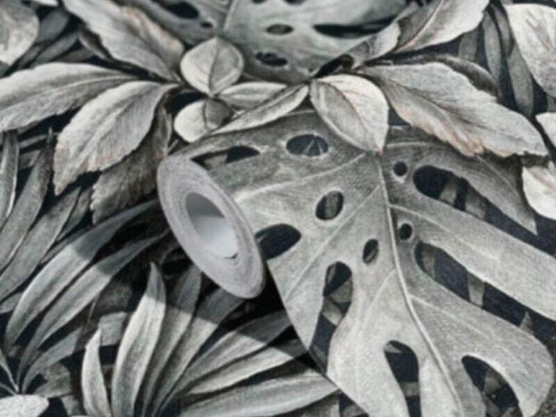 Papel Tapiz BOTÁNICA Gris CDMX