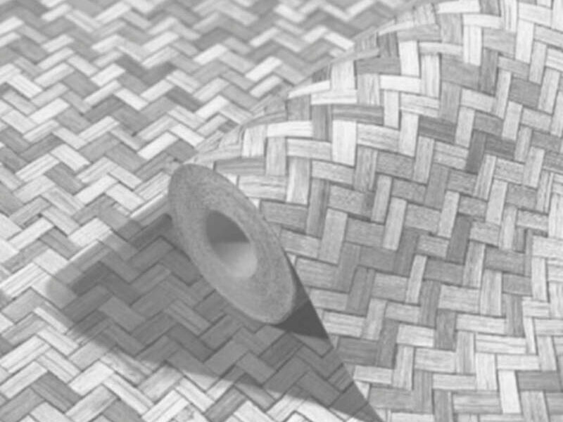 Papel Tapiz BOTÁNICA Cesta B/N CDMX