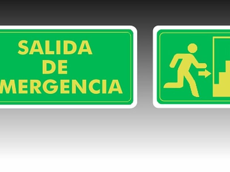 Señalización evacuación México