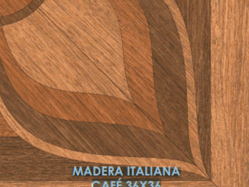 MADERA ITALIANA CAFÉ 36X36 MÉXICO