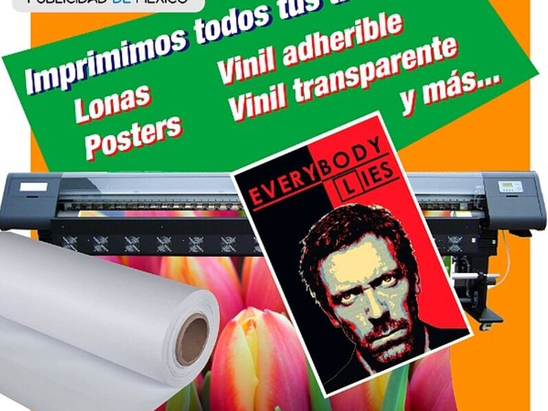 tríptico publicitario MEXICO