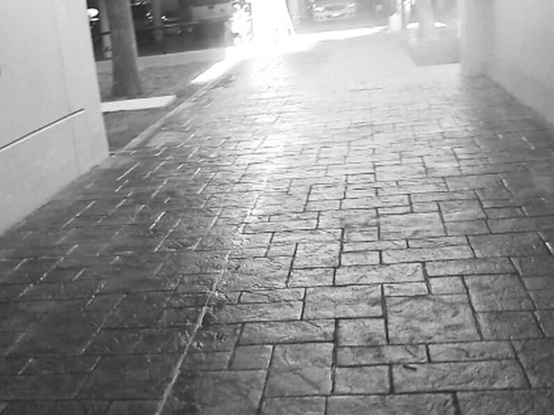 Proceso piso estampado