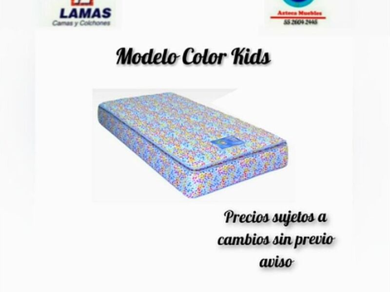 Colchón modelo color kids