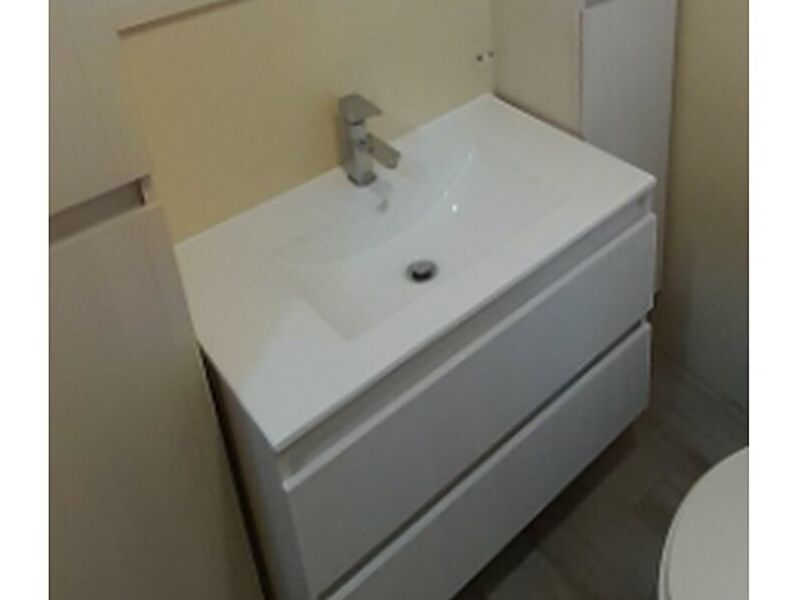 Mueble baño blanco México 
