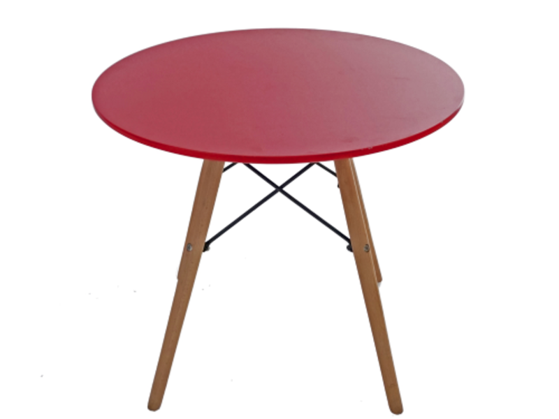 MESA EAMES ROJA MEXICO