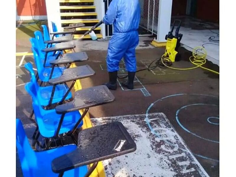 Limpieza sillas escolares México