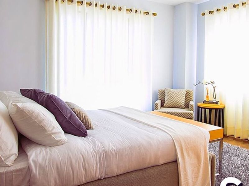 Cortina traslucida beige Culiacan