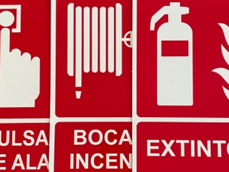 Señaletica incendios Mexico