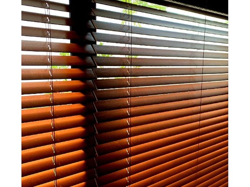 Persiana horizontal Madera México