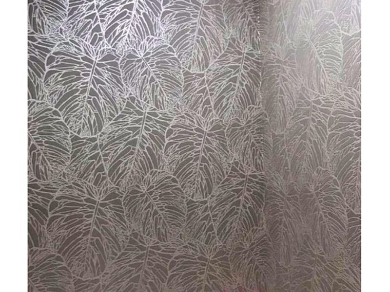 Papel Tapiz Hojas Plateadas México