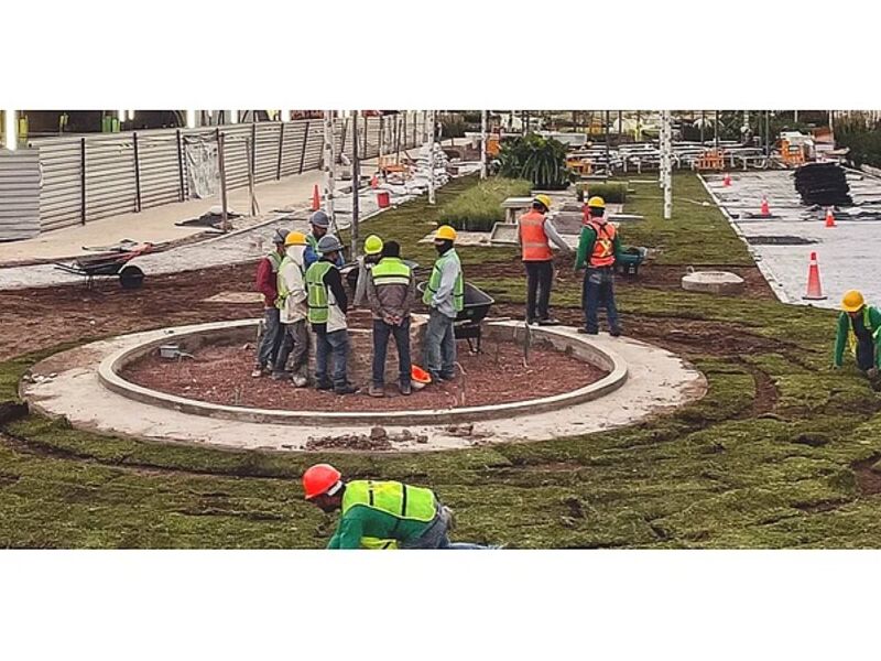 Sistema drenaje riego iluminación Guadalajara