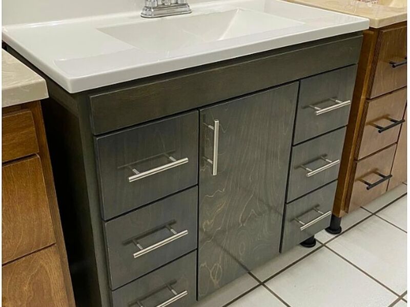 Lavabo Madera Negro Mexico