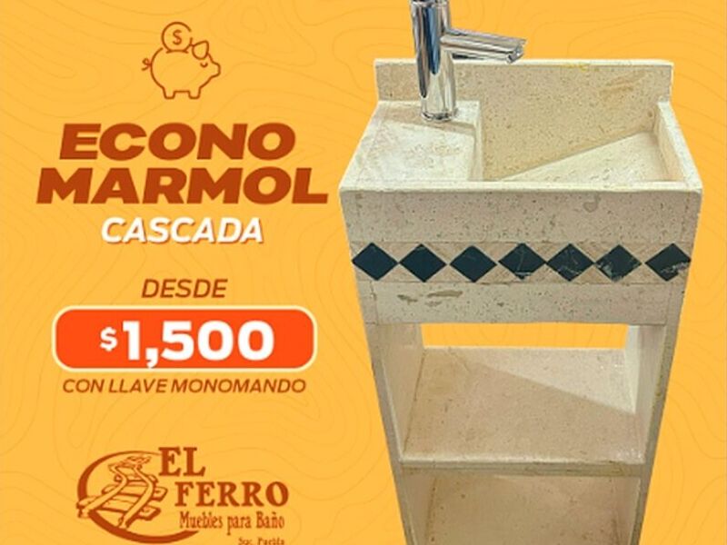 Lavabo mármol cascada 