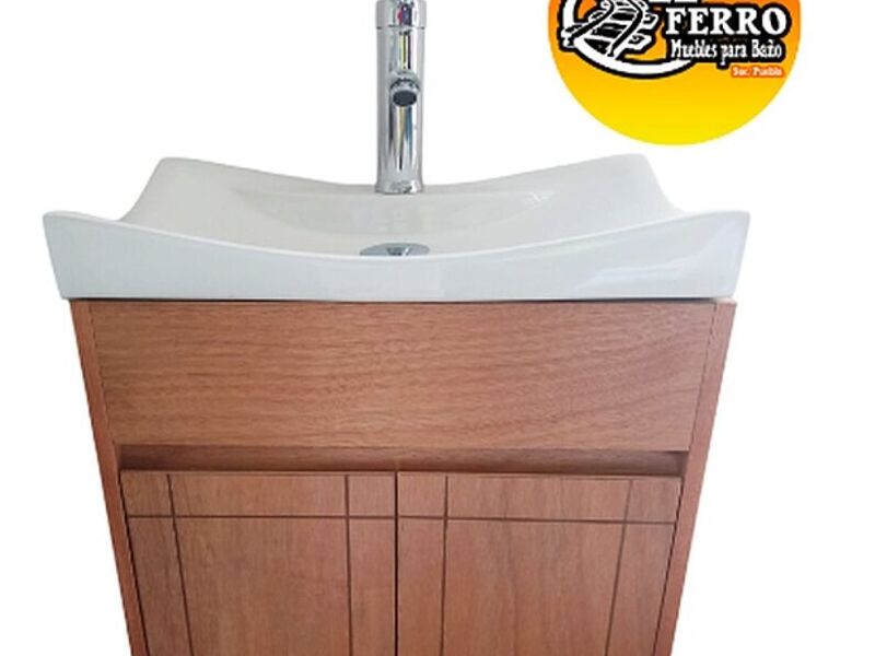 Mueble flotado lavabo cerámico 