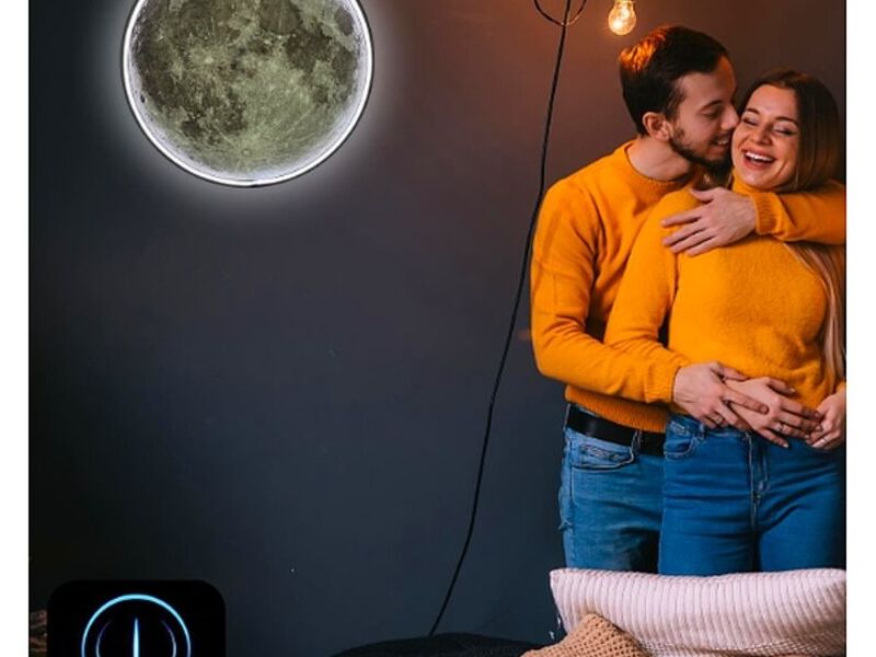 Cuadro Luna Led