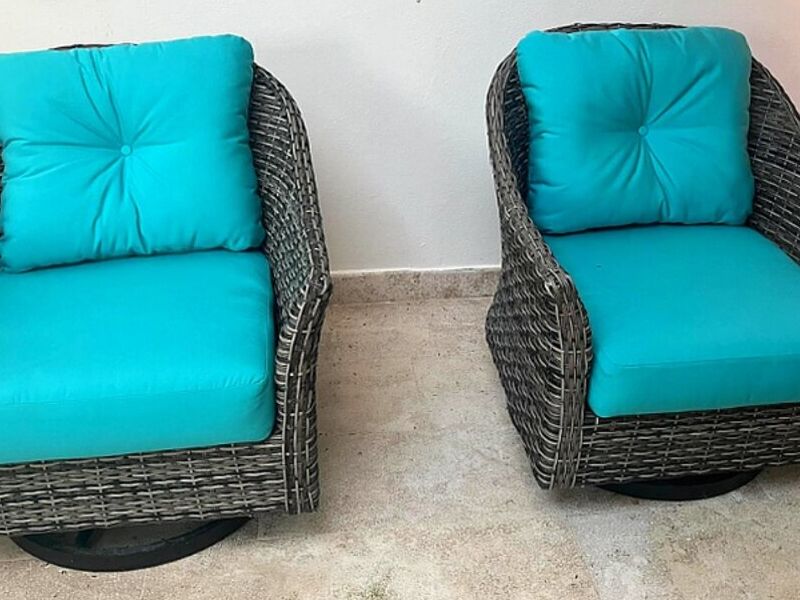 Sillas ratán sintético Cozumel