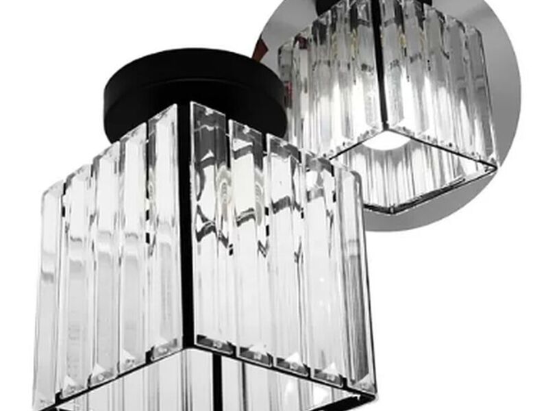 Lampara Cristal Cubo México